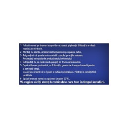 Lanturi auto textile zapada 3D matte rosii marime XL