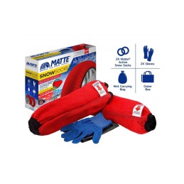 Lanturi auto textile zapada 3D matte rosii marime XL