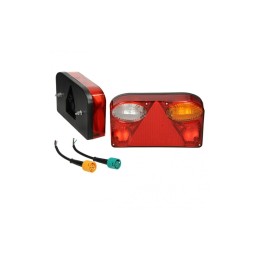 Set lampa spate 7 functii cu ceata si numar 12V-24V