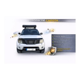 Deflector capota auto compatibil Nissan Navara D40 2005-2014