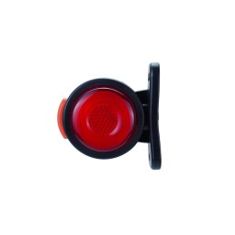 Lampa gabarit LED auto rotunda neon alb rosu 12V 24V
