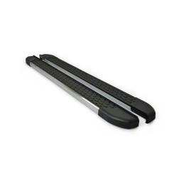 Praguri laterale auto negre aluminiu Citroen Jumpy III lung dupa 2017