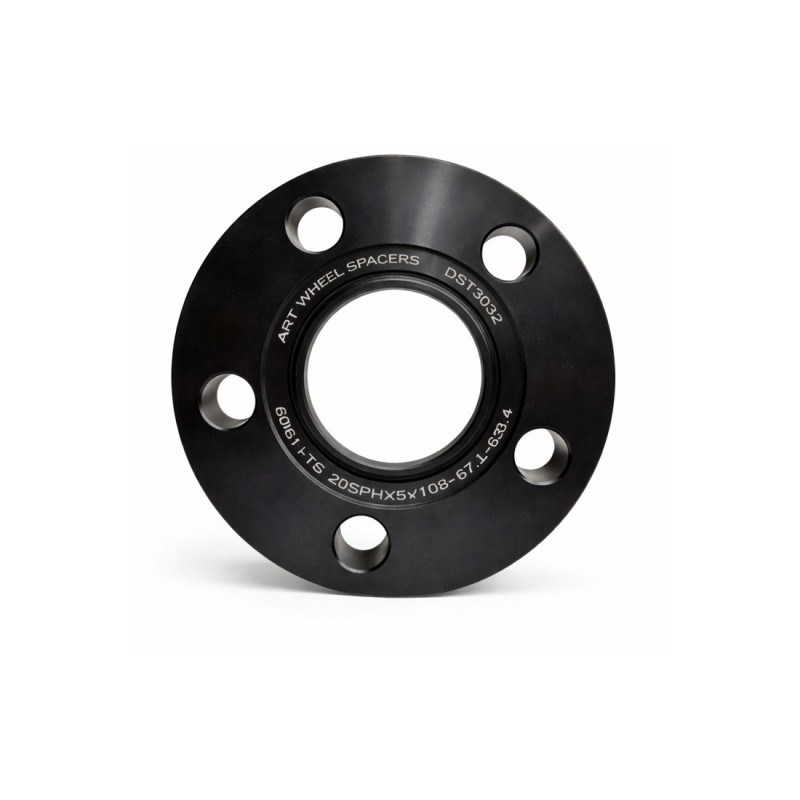 Distantier janta auto 20 mm 5x108 centrare 67.1-58.1 aluminiu forjat negru