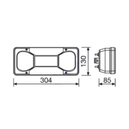 Set lampi stop spate auto compatibile Iveco Daily cu cablu