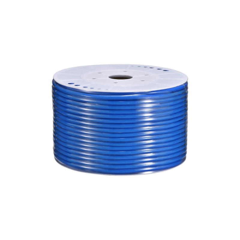 Furtun pneumatic PU 10x6.5mm 80m albastru aer comprimat industrial MIV