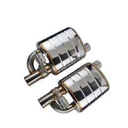 Set toba sport evacuare auto cut off valve cu telecomanda 63 mm reglaj sunet inox