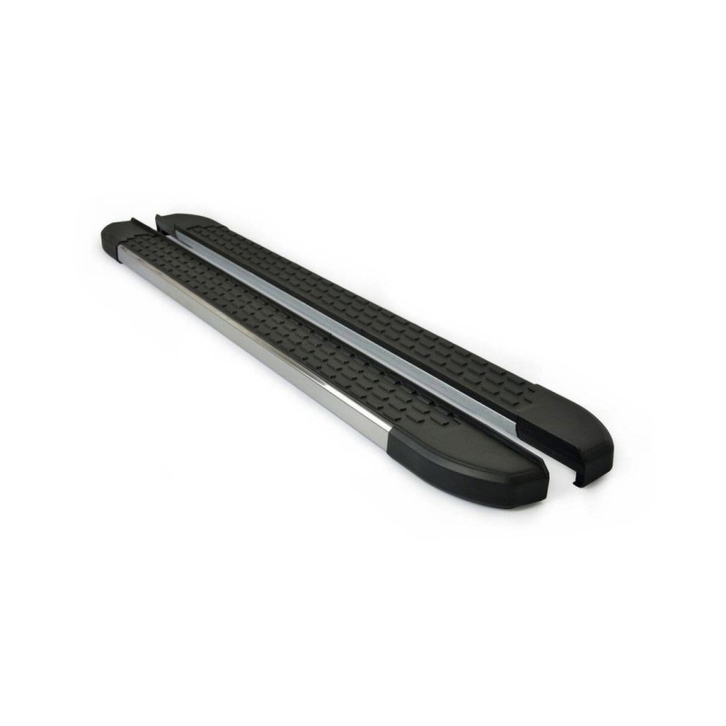 Praguri laterale auto negre aluminiu compatibile VW Crafter II dupa 2017