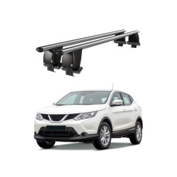 Bare transversale portbagaj auto aluminiu plafon neted Nissan Qashqai J11 2014-2017