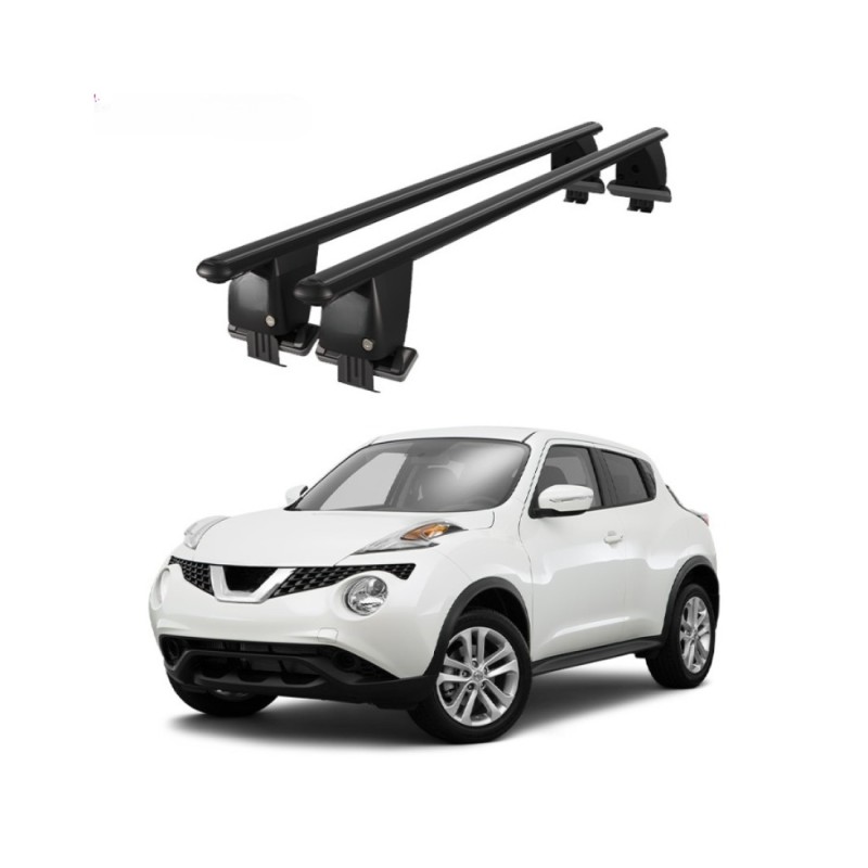 Bare transversale portbagaj auto aluminiu plafon neted Nissan Juke F15 2010-2019