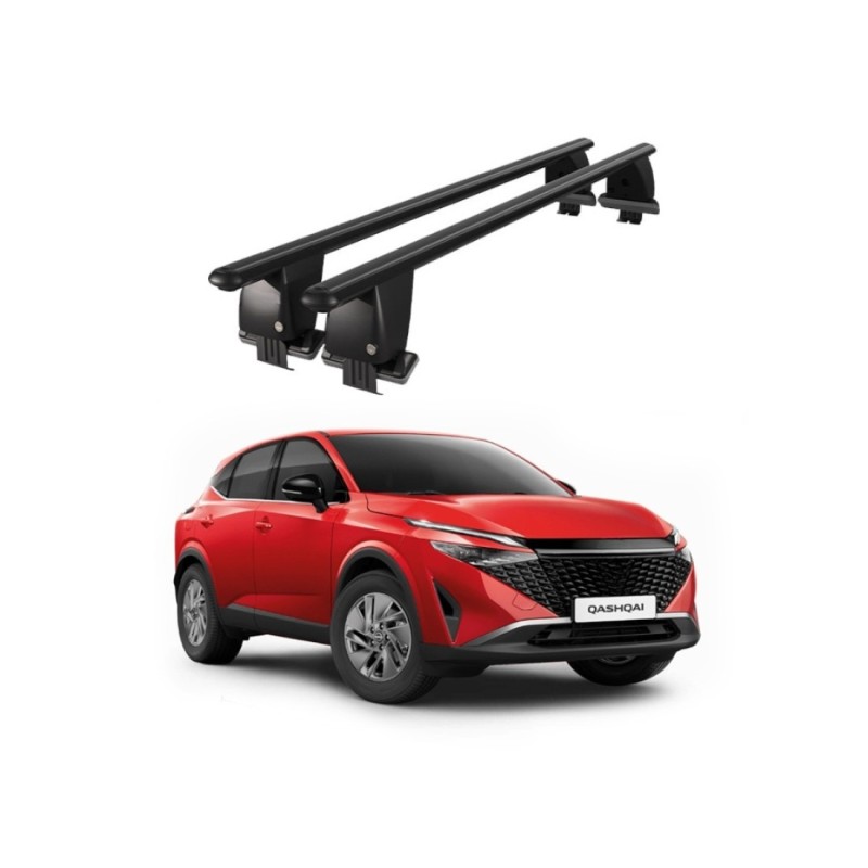 Bare transversale portbagaj auto aluminiu plafon neted Nissan Qashqai J12 dupa 2021
