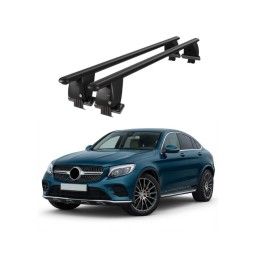 Bare transversale portbagaj auto aluminiu plafon neted Mercedes-Benz GLC X253 2015-2020
