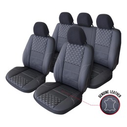 Set huse scaun exclusive  Leather Queen negru UMB-W