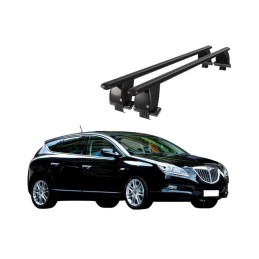 Bare transversale portbagaj auto aluminiu plafon neted Lancia Delta III 2008-2015