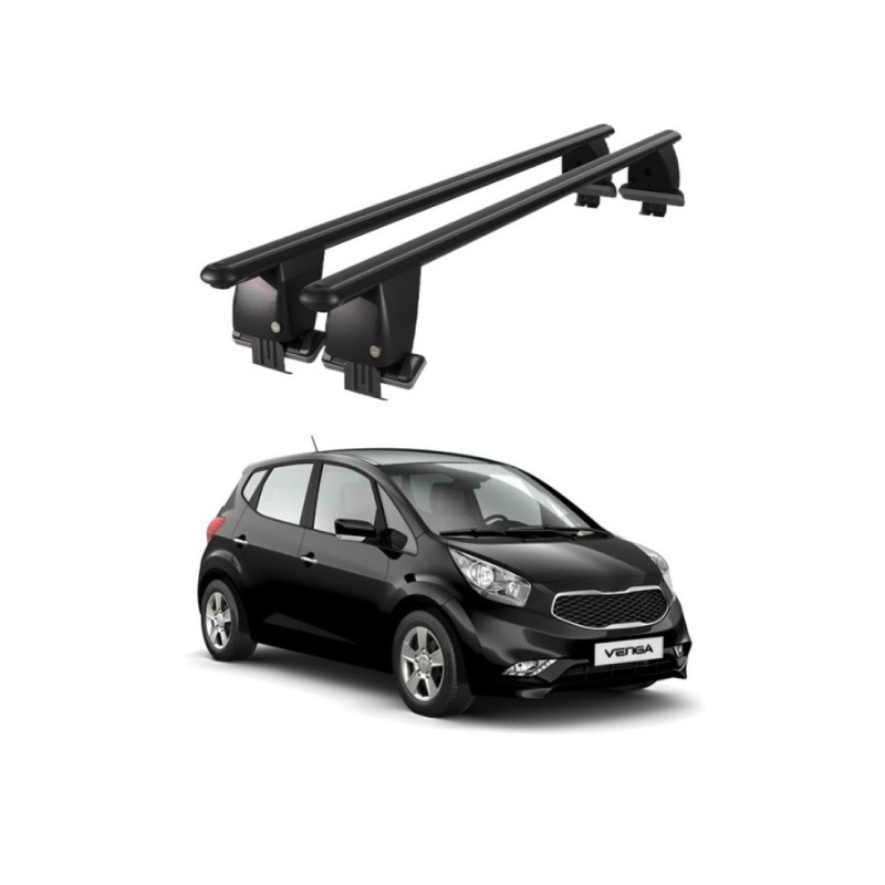 Bare transversale portbagaj auto aluminiu plafon neted Kia Venga dupa 2014