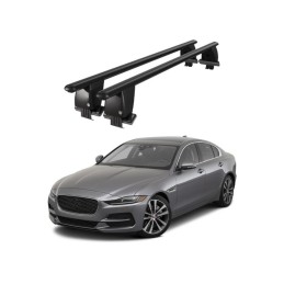 Bare transversale portbagaj auto aluminiu plafon neted Jaguar XE dupa 2015