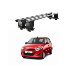 Bare transversale portbagaj auto aluminiu plafon neted Hyundai i10 IA 2013-2017