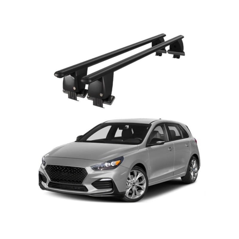 Bare transversale portbagaj auto aluminiu plafon neted Hyundai Elantra GT PD dupa 2017