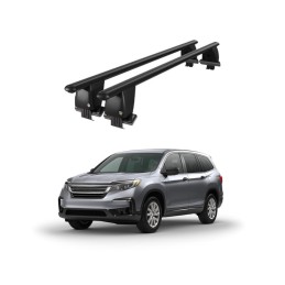 Bare transversale portbagaj auto aluminiu plafon neted Honda Pilot III dupa 2016