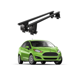 Bare transversale portbagaj auto aluminiu plafon neted Ford Fiesta VI 2013-2017