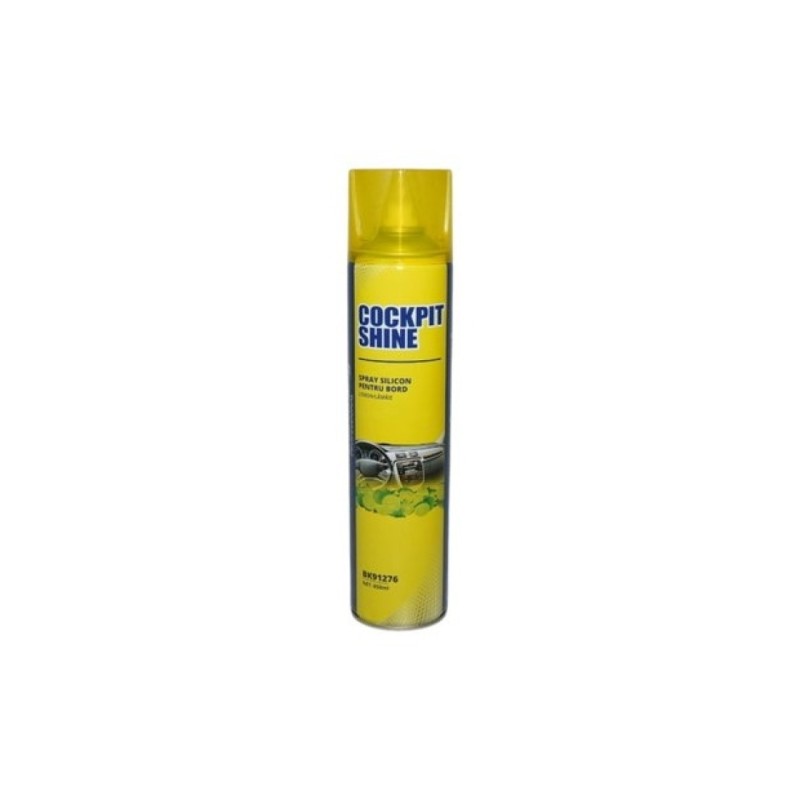 Spray silicon bord antistatic cu parfum lamaie 650 ml