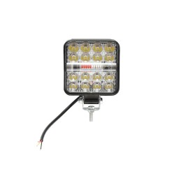 Proiector LED 26 LED-uri 9V-80V 6500K IP67 84x84 mm