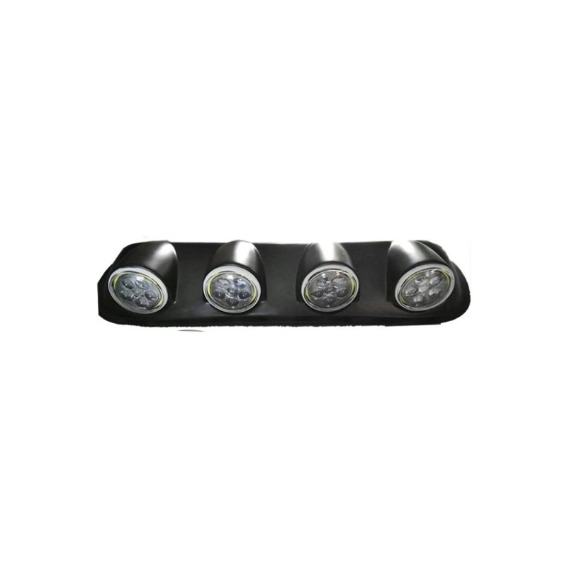 Proiector plafon auto LED 1500 Angel Eyes 12V cu 4 proiectoare integrate