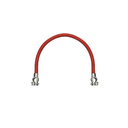 Cablu alimentare baterie borna 45 cm rosu