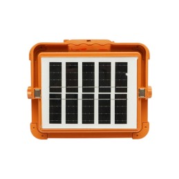 Proiector LED portabil 500W solar 3W baterie 12000mAh 6 moduri USB Power Bank IP66