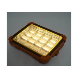 Proiector LED portabil 500W solar 3W baterie 12000mAh 6 moduri USB Power Bank IP66