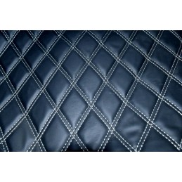 Material romb tapiterie negru / cusatura gri Cod:Y01NG
