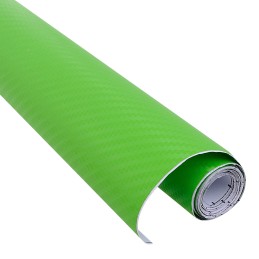 Rola folie carbon 3D verde latime 1.27m x 30m