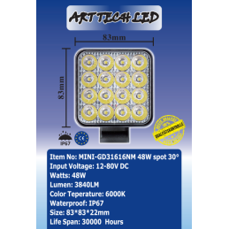 Proiector-LED-MINI-GD31616NM-48W-SPOT-30&deg;-1224V