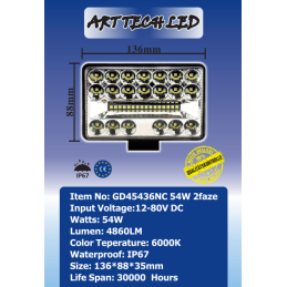 Proiector-LED-GD45436NC-54W-2-faze-1224V