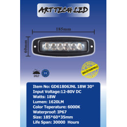 Proiector-LED-GD61806JNL-18W-30&deg;-12-24V