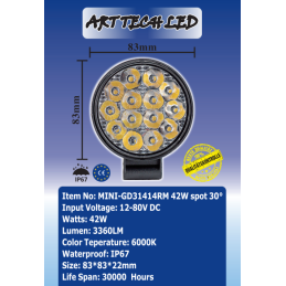 Proiector-LED-MINI-GD31414RM-SPOT-30&deg;-42W-1224V