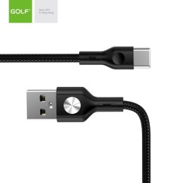 Cablu USB - MicroUSB 1 metru 3A negru GC-60M
