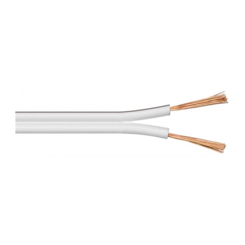 Cablu bifilar 2X0.75mm alb