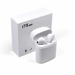 Casti audio wireless cu bluetooth i7S Siegbert tip in-ear pentru IOS Windows si Android