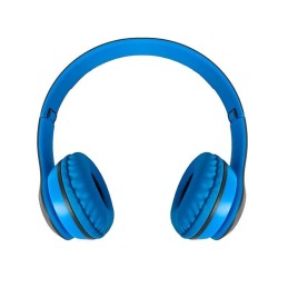 Casti audio Siegbert P47 wireless Bluetooth albastru