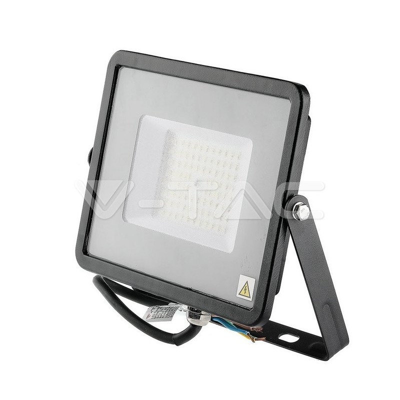 Proiector LED SMD 50W Cip SAMSUNG Slim Corp Negru 6400K 120LM/W