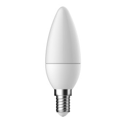 Bec LED Tungsram E14 forma lumanare 5,5W 10000 ore lumina calda