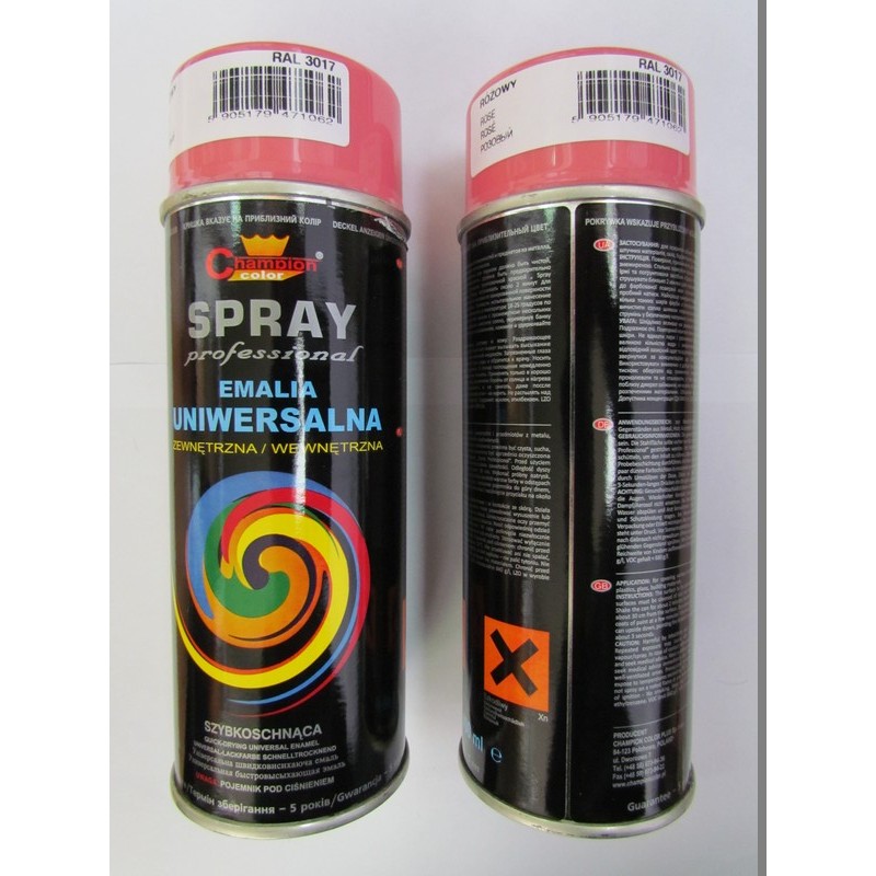 Spray vopsea Profesional CHAMPION RAL 3017 Roz 400ml