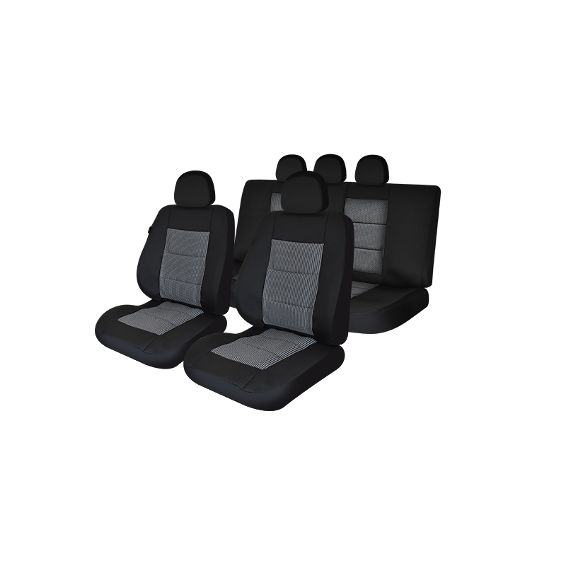 Set huse scaun premium Lux negru