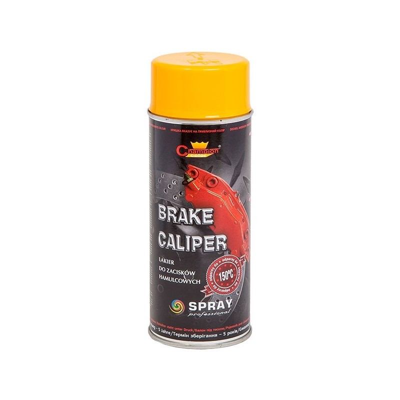 Spray vopsea Profesional pentru ETRIERI Rezistent Termic GALBEN +150Â°C 400ml