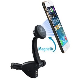 Suport telefon magnetic USB pentru incarcare