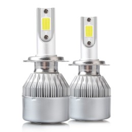 Set bec cu LED C6 H7 18W - 3500 lumen 6000k 12V