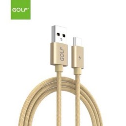 Cablu USB Golf Type C fast charge auriu