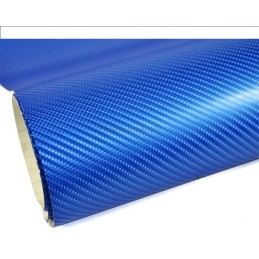 Folie carbon 5D albastru 1,5 x 1m SCF35S