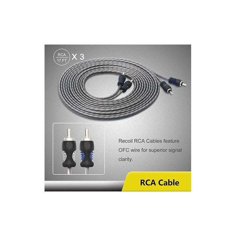 Cablu audio RCA pe 2 canale