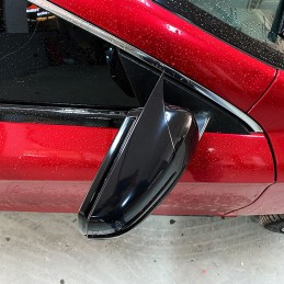 Capace oglinda tip Batman negru lucios Mercedes Cla W117 2013-2018